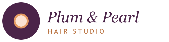 Plum & Pearl Hair Studio logo